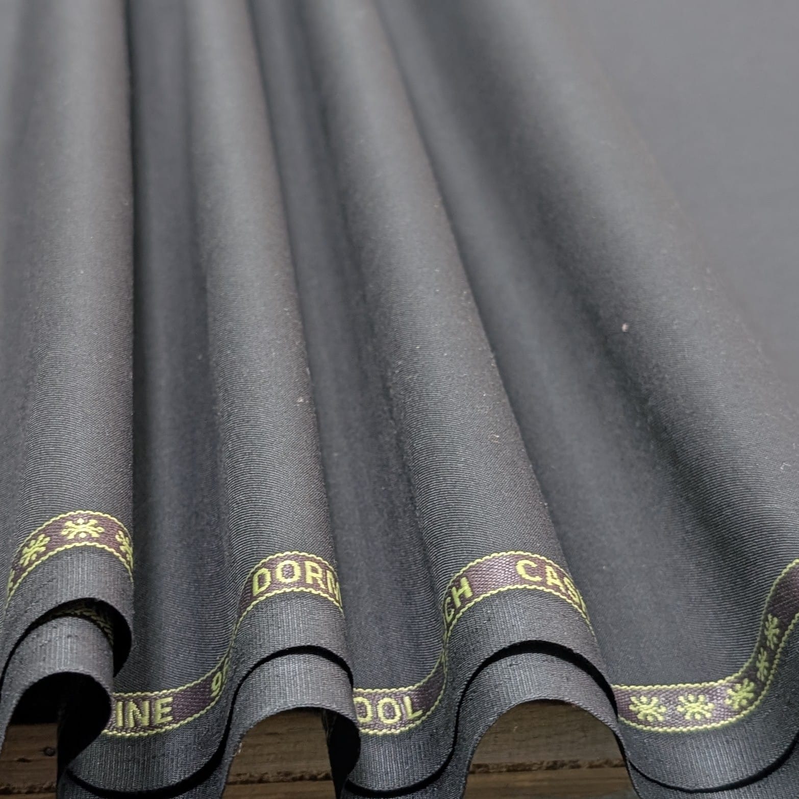 Imported Jet Black Cloth Suit – Premium Quality, Elegant Finish