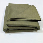 Green Wool wash and wear