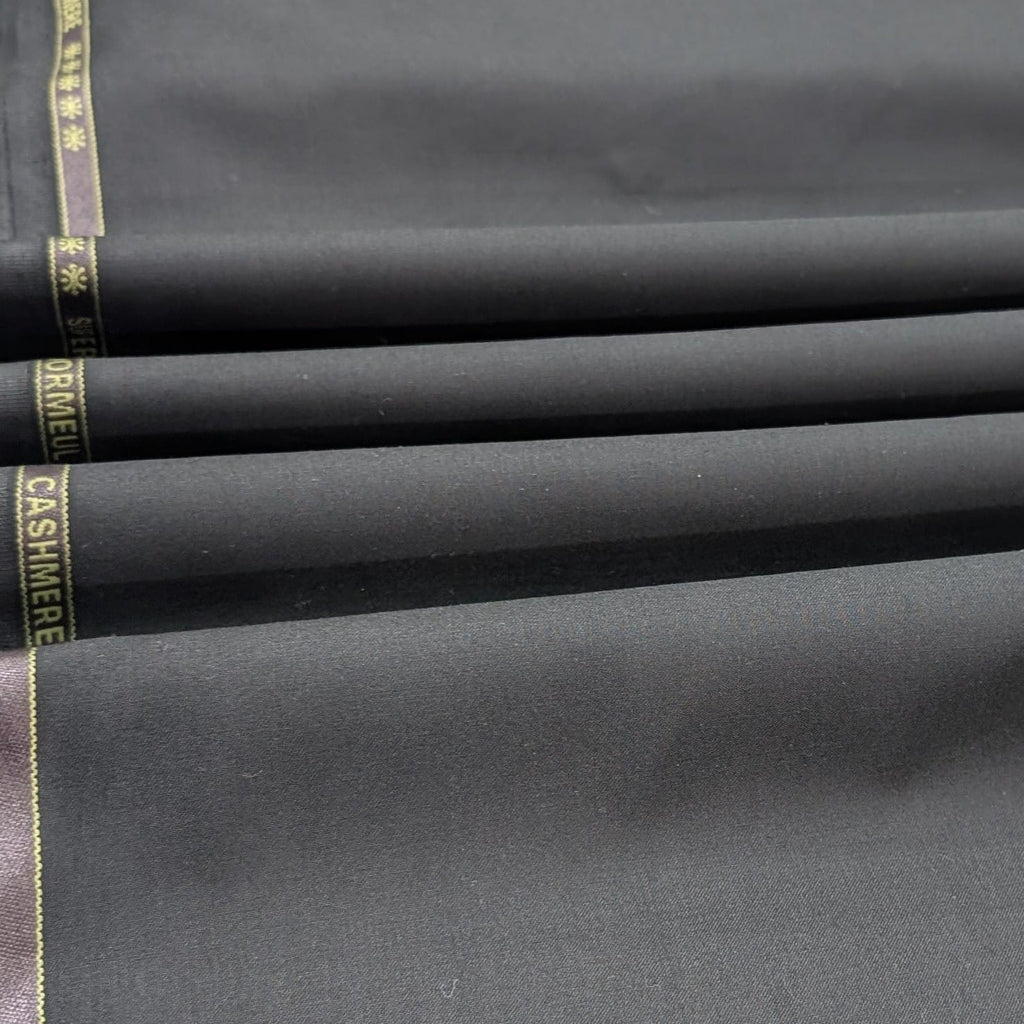 Imported Jet Black Cloth Suit – Premium Quality, Elegant Finish
