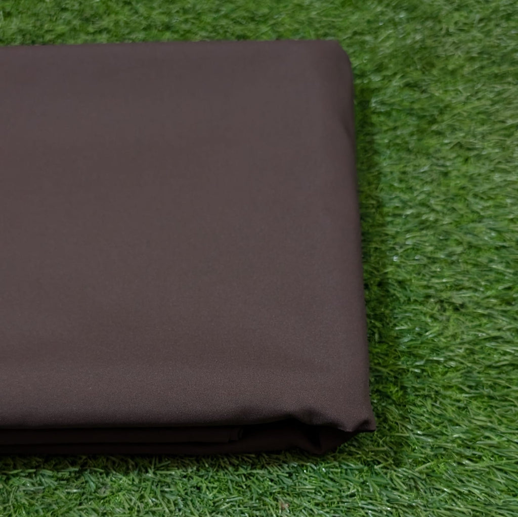 Mocha Brown Imported Quality: Wash and Wear (Al Qaza Suiting)