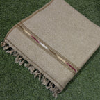 Brown Men Wool Shawl