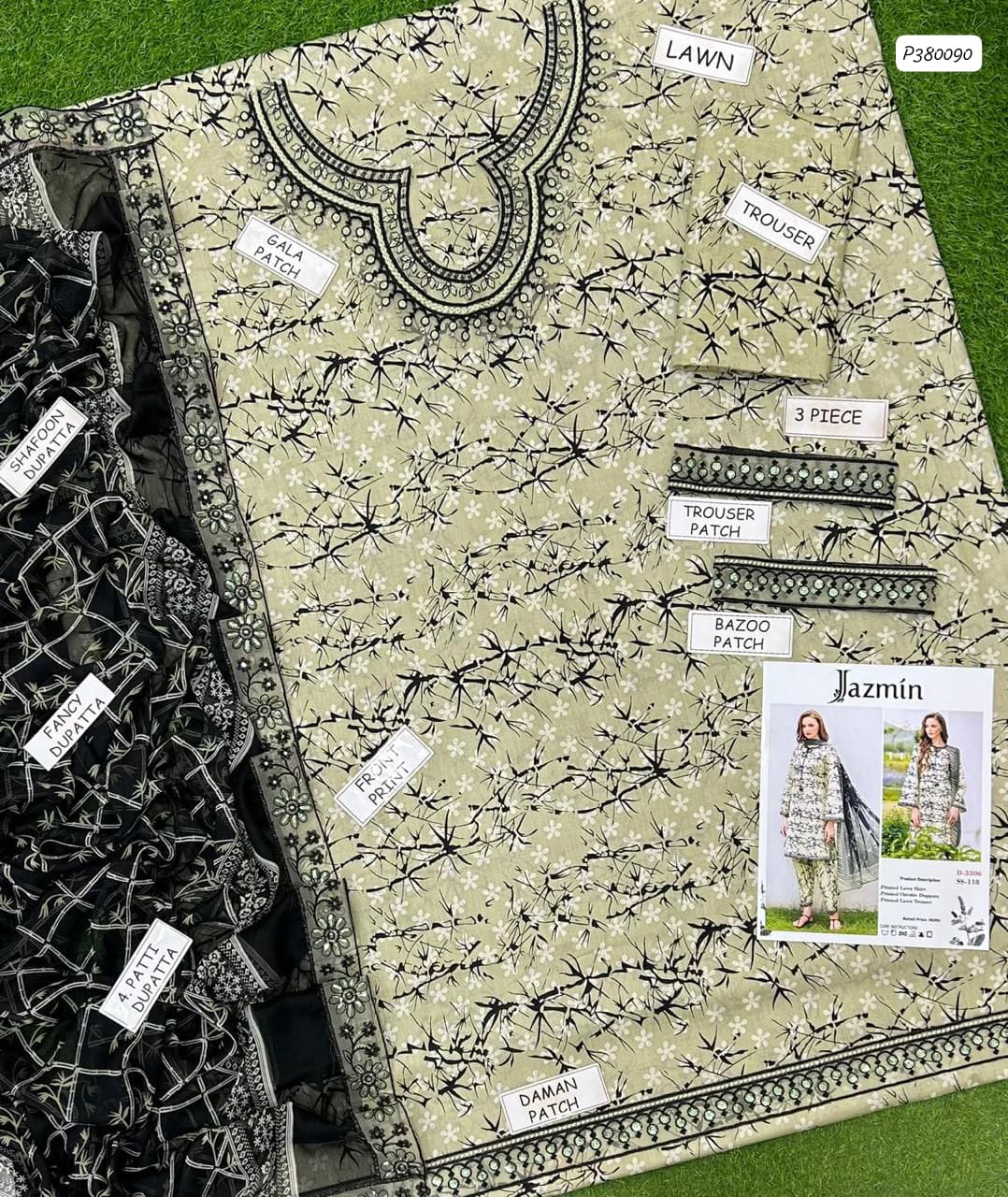 Jazmine Lawn Collection 2026 | Most Demanding Edition | 3-Piece Unstitched Suit