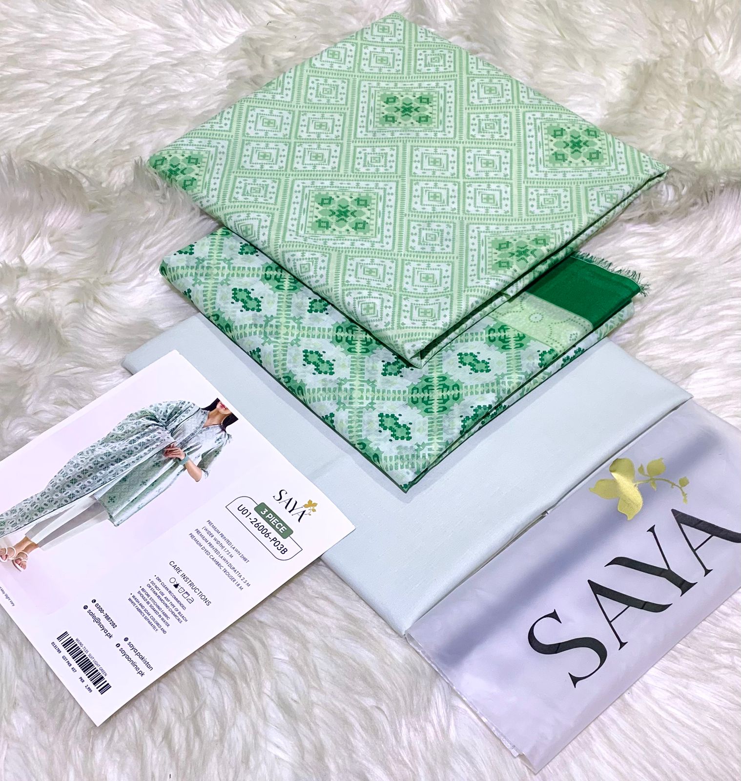 SAYA Original Printed 3pc Collection