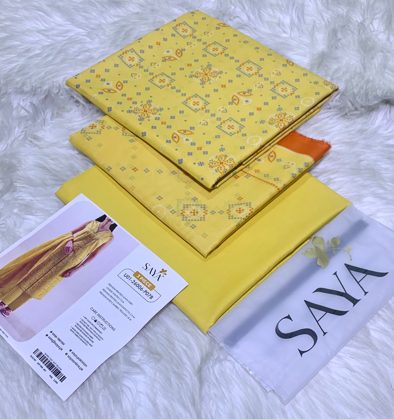 SAYA Original Printed 3pc Collection