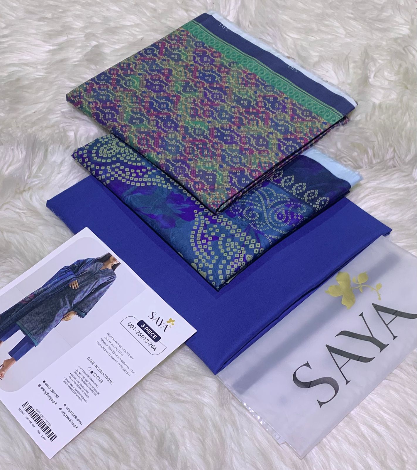 SAYA Original Printed 3pc Collection