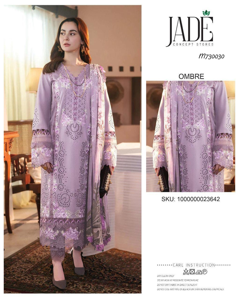 JADE Full Premium LAWN WITH SILK