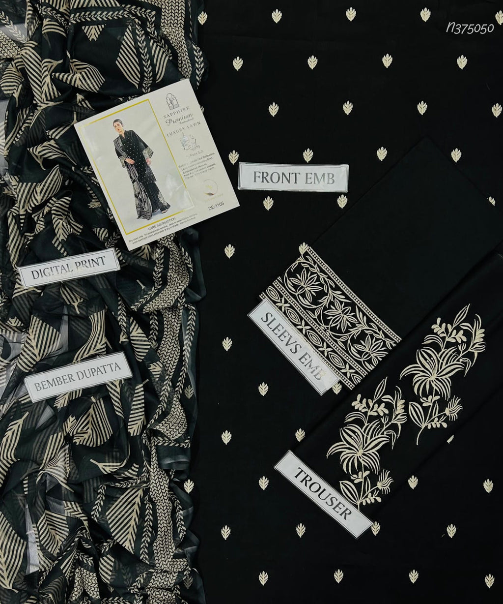 Fabric: Premium Air-Jet Lawn Lawn Quality: 100% Guaranteed