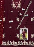 3PC Kids Girls Embroidered Suit (Shirt + Trouser + Dupatta)