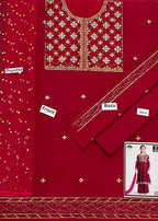 3PC Kids Girls Embroidered Suit (Shirt + Trouser + Dupatta)