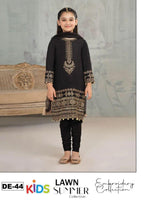 3PC Kids Girls Embroidered Suit (Shirt + Trouser + Dupatta)