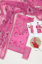 Summer Collection 2026 | Luxury Printed Lawn 3PC with Embroidered Chiffon Dupatta