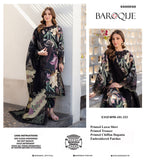 Baroque – Embroidered 3PC Lawn Suit with Chiffon Dupatta