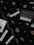 Premium Air-Jet Lawn Embroidered 3PC Suit by BATIK