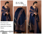 BATIK | Lawn Digital Print Suit with Voil Dobby Dupatta – 4348