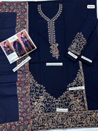 BATIK | Lawn Digital Print Suit with Voil Dobby Dupatta – 4348