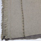 Brown Men Wool  Shawl