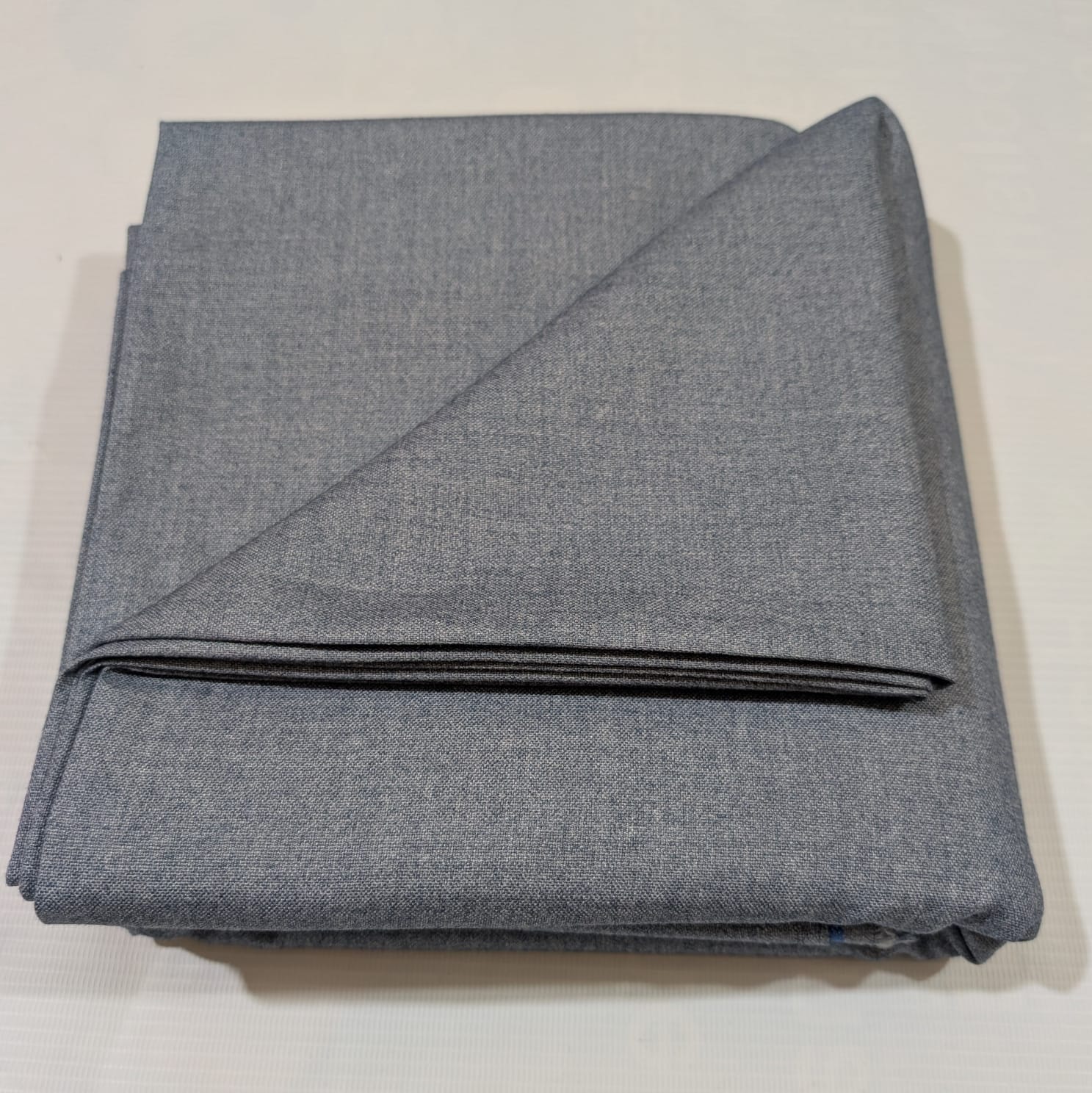 Grey Light Bluish Wool wash and wear