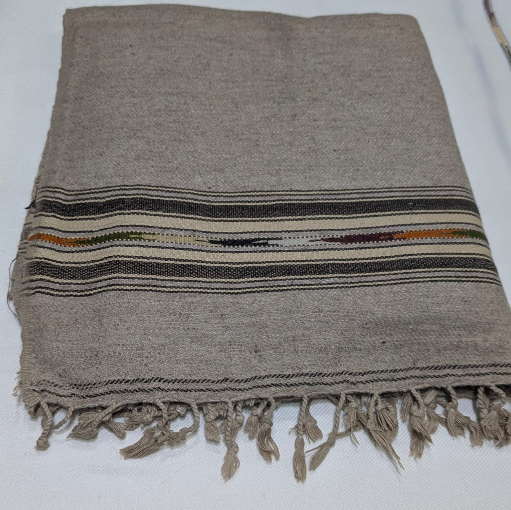 Light Brown Men Wool  Shawl