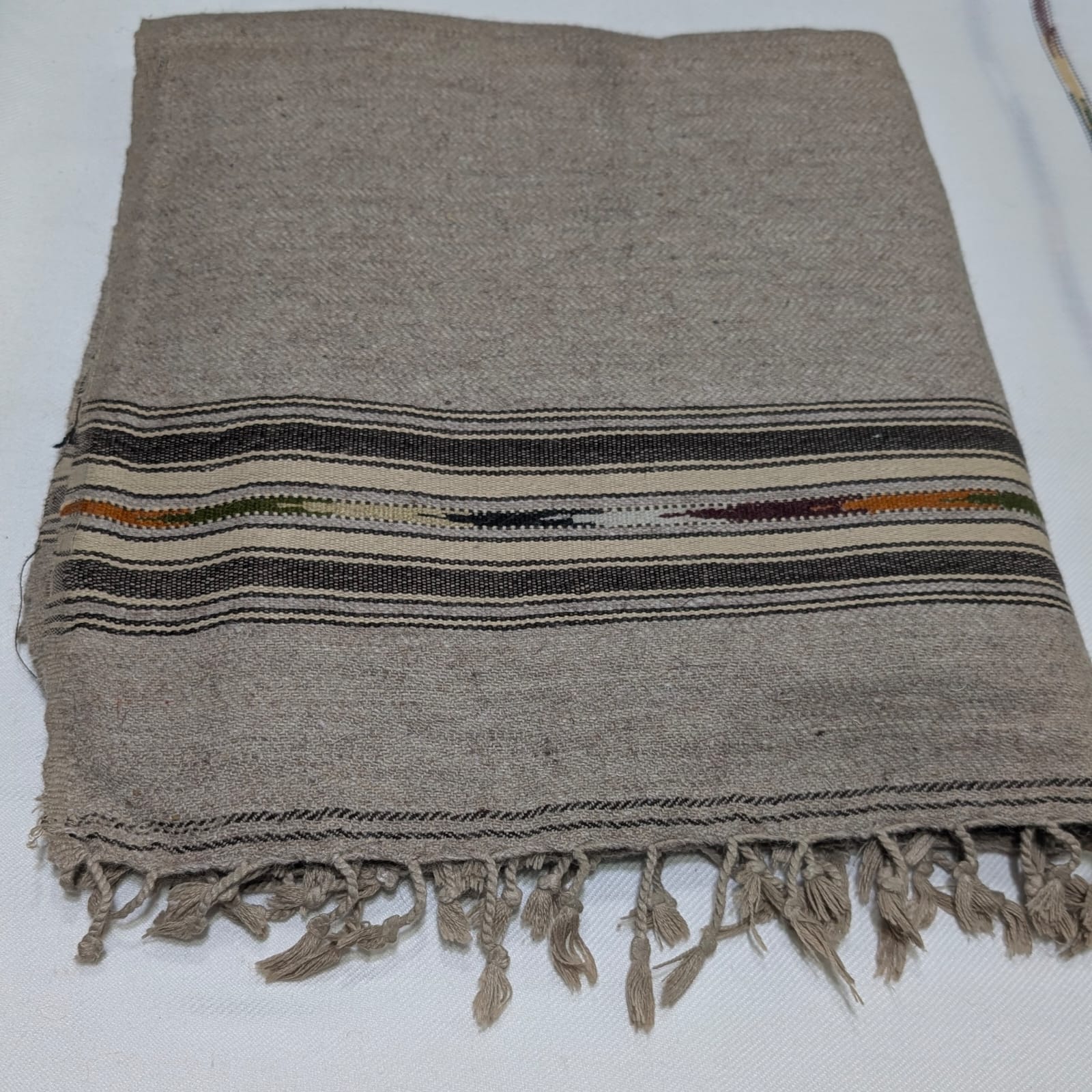Light Brown Men Wool  Shawl