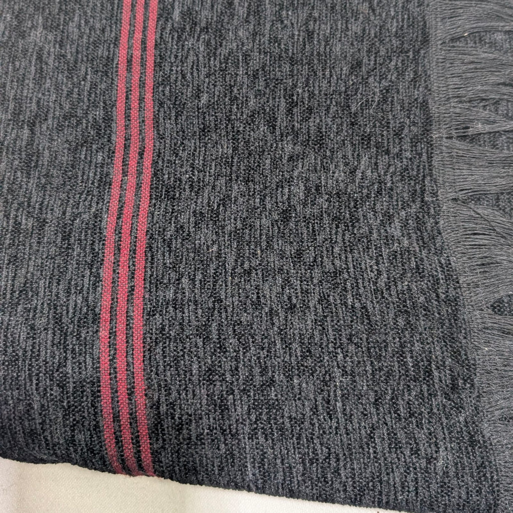 Black Valvet Men Wool  Shawl