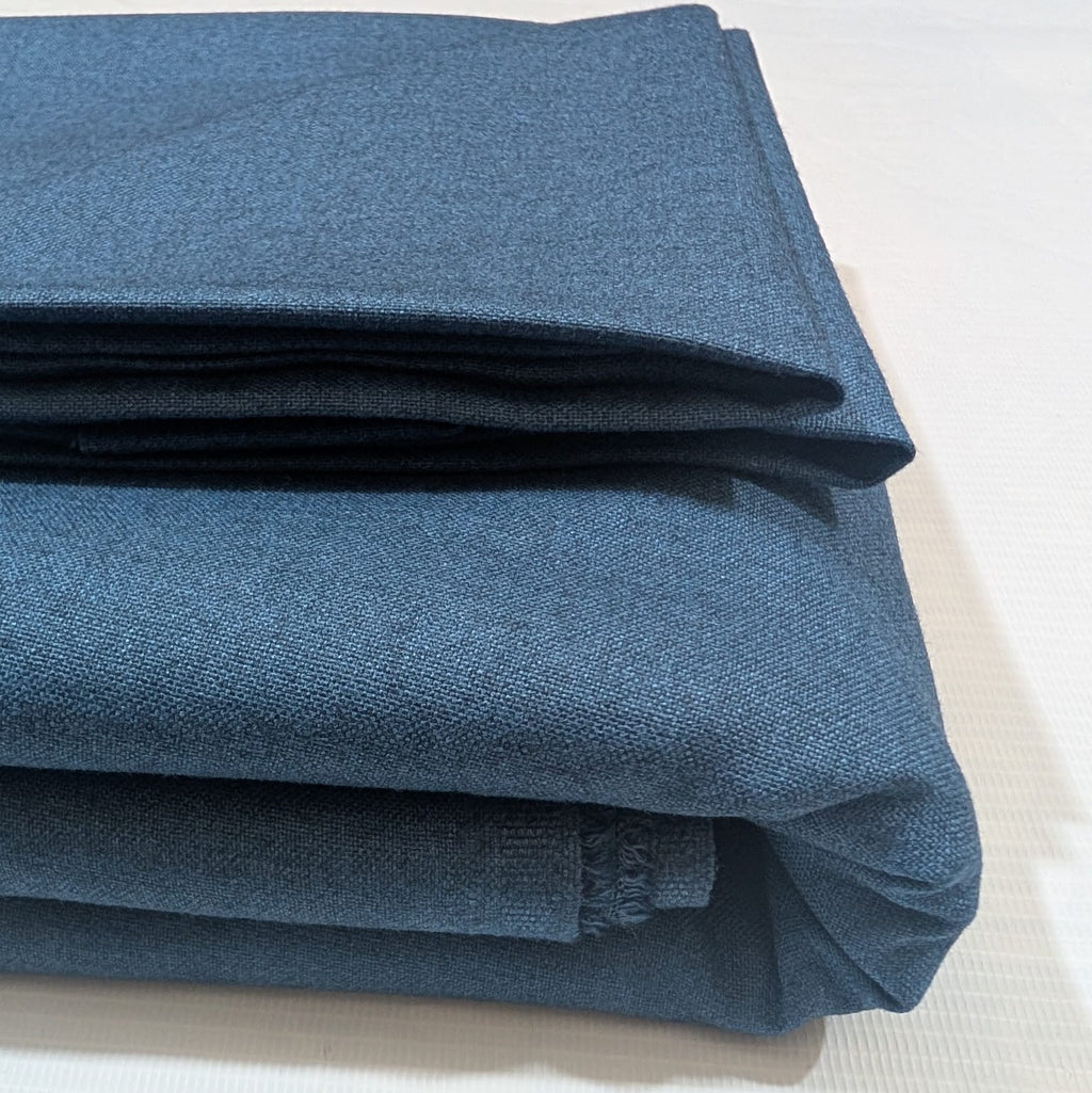 Blue Wool wash and wear