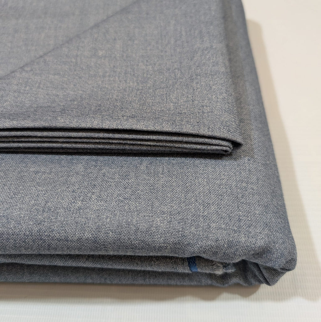 Grey Light Bluish Wool wash and wear